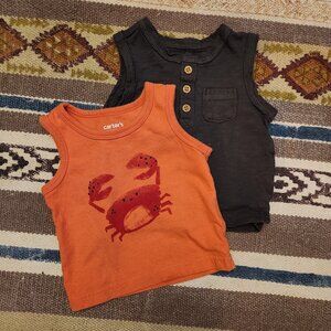 🌻5/$25🌻Bundle of 2 Carter's tank tops